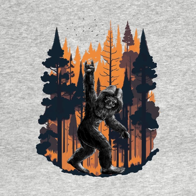 Forest Swagger: Bigfoot's Cool Camouflage by star trek fanart and more